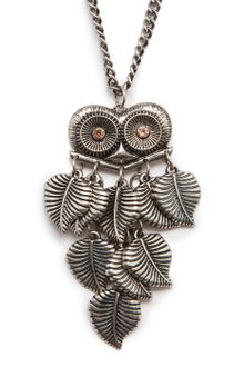 Mango Owl Pendant Necklace - Lyst