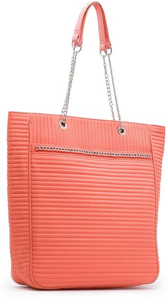 Mango Touch Quilted Chain Tote In P6 Lyst mango touch quilted chain tote in p6 lyst