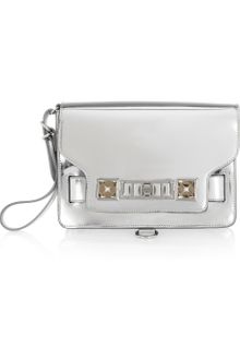 Proenza Schouler The Ps11 Mirrored Leather Wristlet Clutch - Lyst