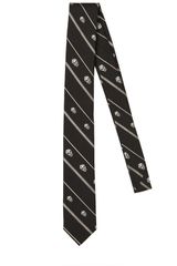 Alexander McQueen 5cm Regimental Skull Blended Tie