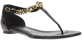 Alexander McQueen Skull Chain Sandal - Lyst