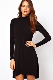 ASOS Collection Asos Shift Dress with High Low Hem - Lyst