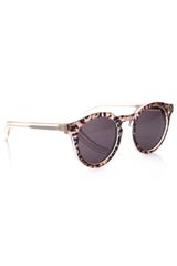 Illesteva Round Frame Sunglasses