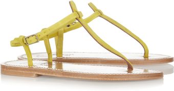 K Jacques St Tropez Buffon Nubuck Leather Sandals - Lyst