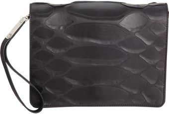 Maison Martin Margiela Exaggerated Snake Effect Clutch - Lyst