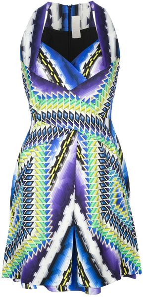 Peter Pilotto Damask Dress - Lyst