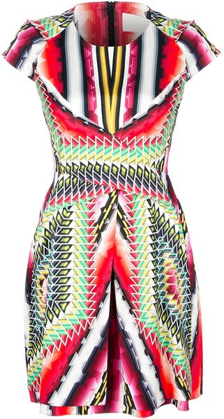Peter Pilotto Damask Dress - Lyst