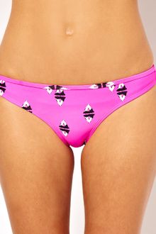 River Island Twist Tailor Triangle Print Bikini Brief - Lyst