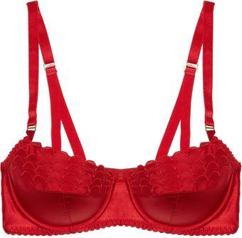 Stella McCartney Sam Partying Silkblend Balconette Bra - Lyst