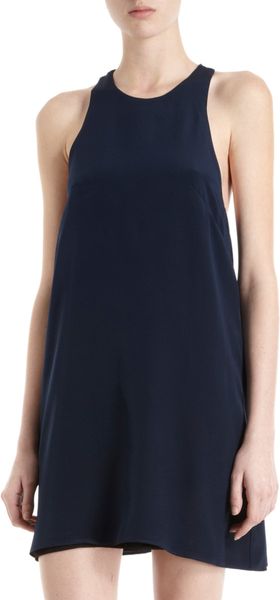 Wayne Mesh Back Dress - Lyst