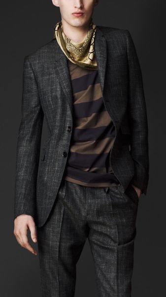 Burberry Prorsum Slim Fit Check Jacket - Lyst