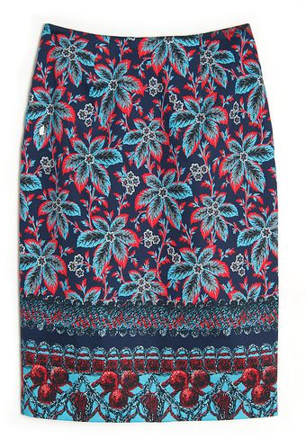 Prabal Gurung Printed Pencil Skirt - Lyst