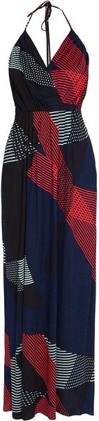 10 Crosby by Derek Lam Halter Criss Cross Maxi Dress - Lyst