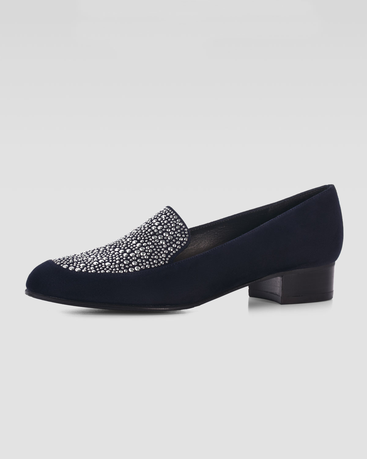 stuart weitzman heeled loafer