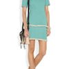 3.1 Phillip Lim Fringed Corded Chiffon Top in Blue (turquoise) - Lyst