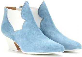 Acne Alma Suede Ankle Boots - Lyst