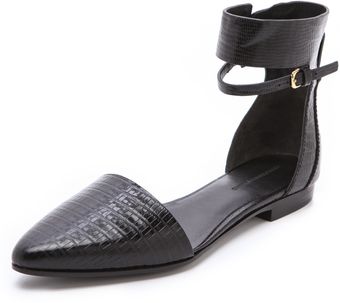 Alexander Wang Elsa Ankle Cuff Flats - Lyst