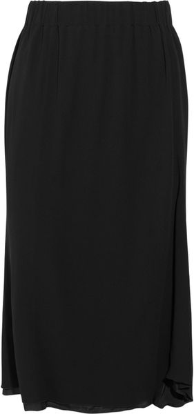 Nina Ricci Silkcrepe Skirt - Lyst