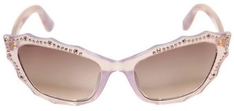 Agent Provocateur Cat Eye Studded Acetate Sunglasses - Lyst