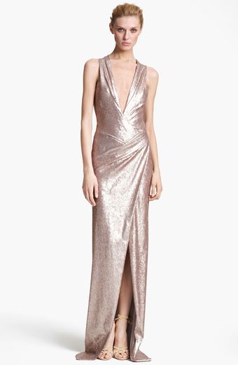 Donna Karan New York  Sequin Gown - Lyst