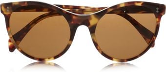Illesteva Claire Cat Eye Tortoise Shell Acetate Sunglasses - Lyst