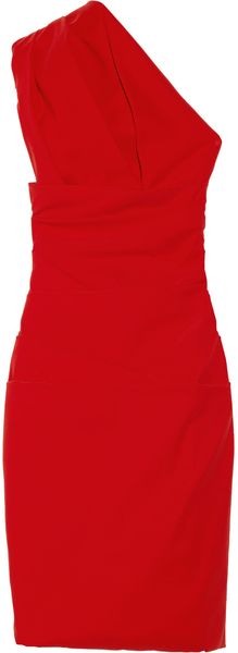 Preen Ted Draped Stretchcrepe Dress - Lyst