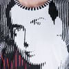 Balenciaga Striped Print TShirt in White for Men (black) - Lyst