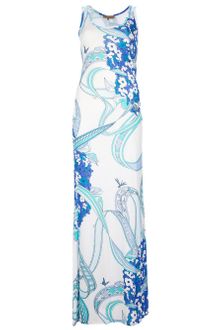 Emilio Pucci Printed Maxi Dress - Lyst