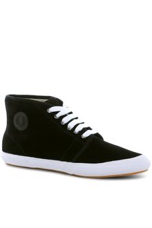 Fred Perry Hasset Suede Shearling Trainers - Lyst