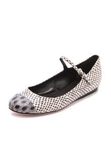 Giambattista Valli Printed Ballet Flats - Lyst
