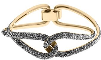 Michael Kors Pave Twist Bangle Bracelet - Lyst