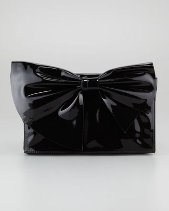 Valentino Lacca Bow Clutch Bag - Lyst