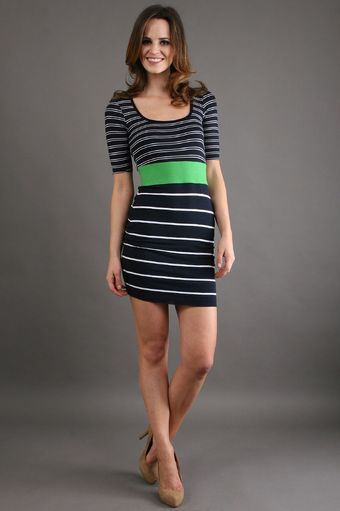 Bailey 44 Synchronized Driving Dress in Navy-green - Lyst