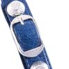 Balenciaga Studded Leather Bracelet in Blue (navy) - Lyst