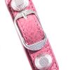 Balenciaga Studded Leather Bracelet in Pink (rose) - Lyst