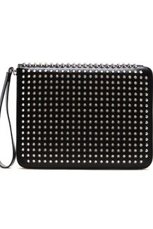 Christian Louboutin Cris Studded Leather Ipad Case - Lyst