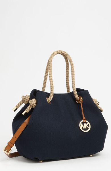 michael kors tote bag navy