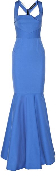 Roland Mouret Stretch Cotton Gown - Lyst