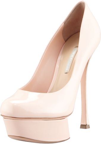 Nicholas Kirkwood Patent Leather Platform Pump Pin - Lyst