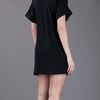 Balenciaga Pleat Dress in Black - Lyst