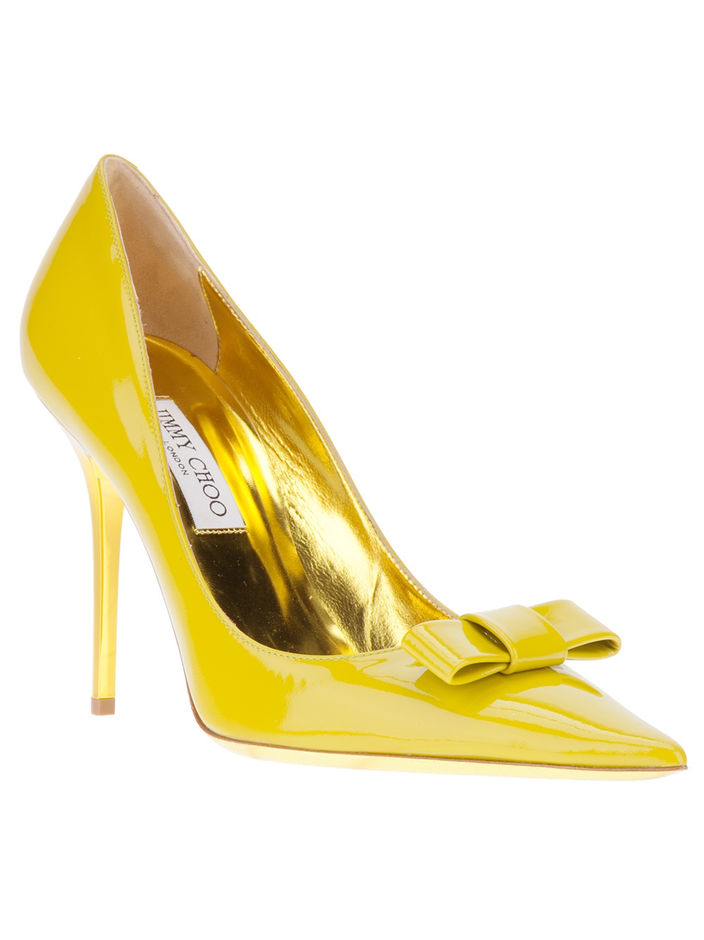jimmy choo yellow heels