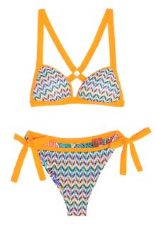 Missoni Zz with Dots Triangle Padded Bikini - Lyst
