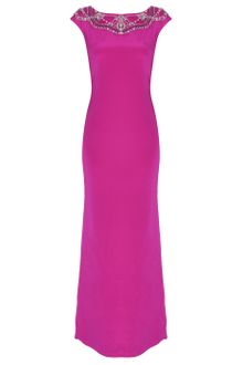 Notte By Marchesa Embroidered Bateau Gown - Lyst