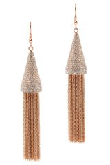 Eddie Borgo Pave Cone Tassel Earrings