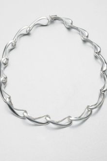 Georg Jensen Sterling Silver Link Necklace - Lyst