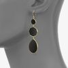 Ippolita Onyx 18k Gold Three Tier Gelato Earrings in Gold - Lyst
