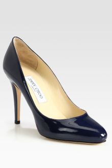 Jimmy Choo Vikki Patent Leather Pumps - Lyst