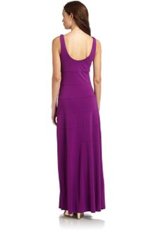 Josie Natori Seamed Maxi Dress - Lyst