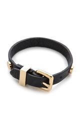 Marc By Marc Jacobs Turnlock Charm Leather Bracelet