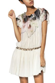 Maurizio Pecoraro Printed Silk Georgette Dress - Lyst